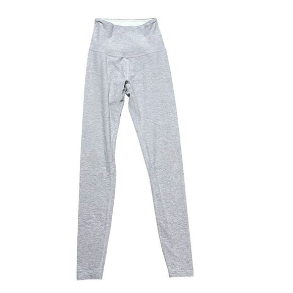 Beyond Yoga Gray/Light Purple High-Waist Leggings - Picture 1 of 5